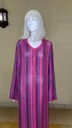 Stripe Simple Jalabiya Dress 