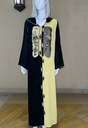 Traditional jalabiya with intricate embellishments