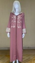 Elegant Arab Style Floral Print Jalabiya