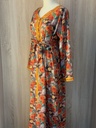 Orange Handmade Jalabiya Dress 