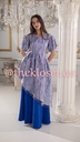 Royal Blue Asymmetric Party Dress