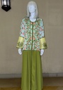 Chic Floral Embroidered Dress with Charming Bell Sleeves