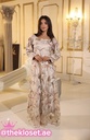 Sequins Dragonfly Brown dress