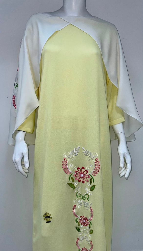 With Love Yellow Floral Embroidered Dress
