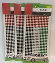 U.A.E Crystal Car Sticker 