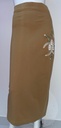 Exquisite Embroidered Cotton Skirt