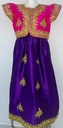 Gorgeous Traditional Purple And Pink Girls Dress