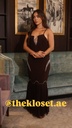 Chic Slim espresso-hued dress 