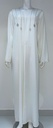 Elegant Beaded White Abaya