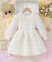 Popcorn Knit Romper Dress