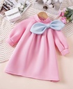 Large bow contrast Dress