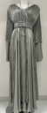 Trendy Silver Cinched Dress
