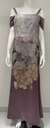 Flower-Patterned Dress Adorned with Sparkling Gems