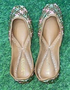 Leather Closed toe sequined Women Shoes