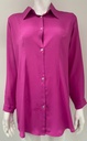 Buttons Plain fuchsia Pink Long Sleeves