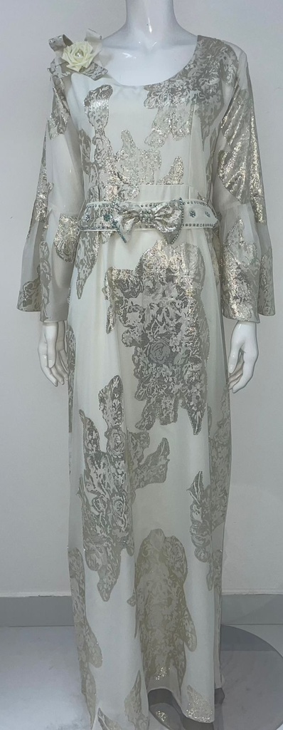 Wedding Dress With Elegant Ribbon Belt