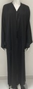 Black Abaya With Flower Design