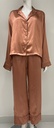 Chic Satin Silk Pajama Ensemble