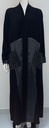 Open Front Abaya With Elegant Both Sided Pocket Design
