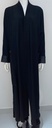 Winter Abaya With Beaded Both Side Big Pocket Design
