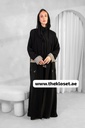 Open Abaya With Silvery Both Side Pocket Design