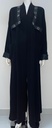 Black Open Abaya With Both Side Pocket