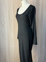 Black open back stretch sexy Dress