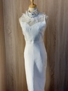 White feathers & stones Bodycon Dress