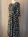 Creased top & sleeves black knot Dress