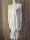 White sheer bubble long Shirt