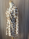 Wrap brown knot shirt