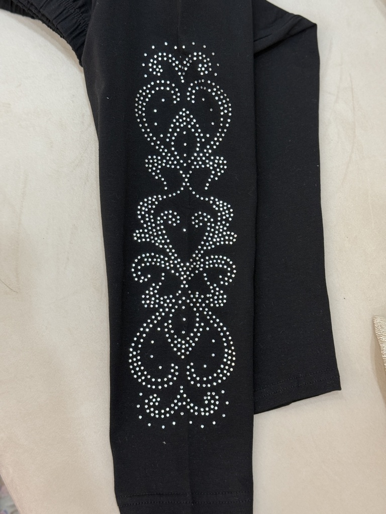 Stones decorated pants