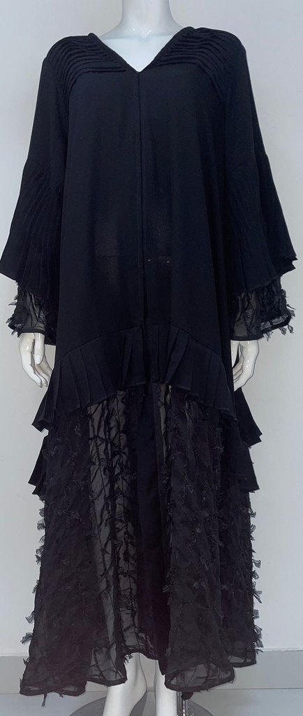 Chic Ruffle Abaya 