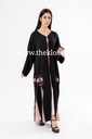 Elegant Floral Hand Beaded Abaya