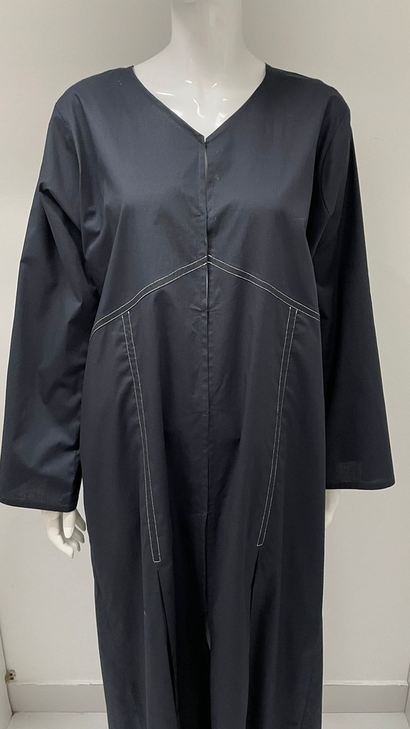 Simple Silky Black Abaya