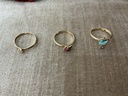 Duck, Fruit and Star Rings Set