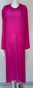 Simple Plain Magenta Dress 