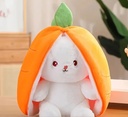 Carrot rabbit plush toy