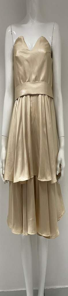 Stylish Off Shoulder Satin Short Dress