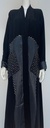 Beaded Pocket Embellished Abaya Design 