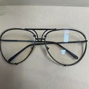 Oversize Clear Lens Sunglasses 