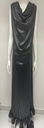 Chic Leather Sexy Long Dress