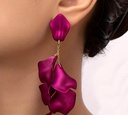 Purple flowers petals Earrings