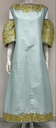 Exquisitely Golden Floral Embroidered Traditional Garment/ Dress
