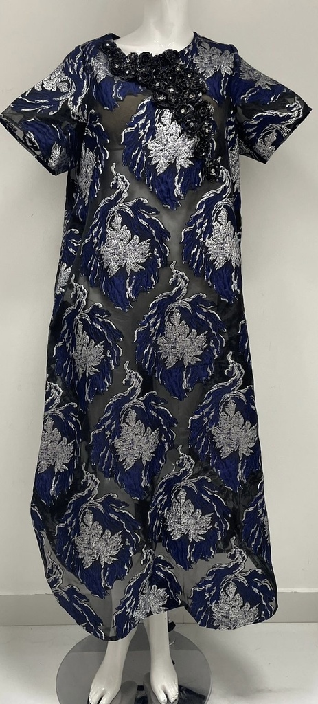 Chic 3D Flower Sheer Dress