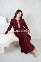 Fashionable Maroon Long Dress