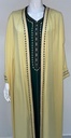Elegant Two-Piece Kaftan Dress