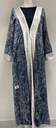 Two piece double sided velvet Abaya