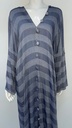Strip Grey Abaya