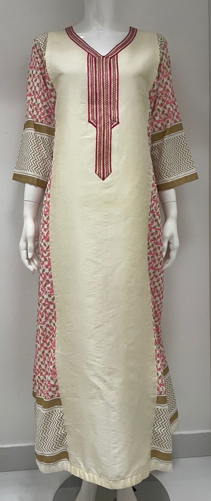 Long Embroidered Dress